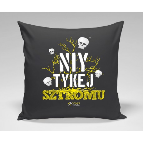 Poduszka Czarna Niy Tykej Sztromu