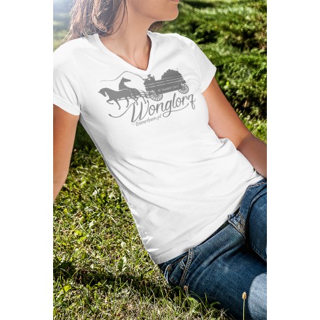 Koszulka Biała Damska Wonglorz