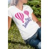 Koszulka Biała Damska Fajne Balony