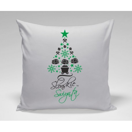 Poduszka Biała Ślonskie Świynta 2