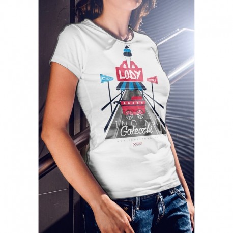 Koszulka Lody Biała Damska