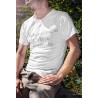Koszulka Biała Męska Zakamuflowana opcja niemiecka