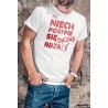 Koszulka Biała Męska Niech posypie się rdza